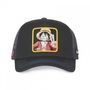Voir la diapositive 2 : CAPSLAB Casquette trucker avec filet One Piece Luffy