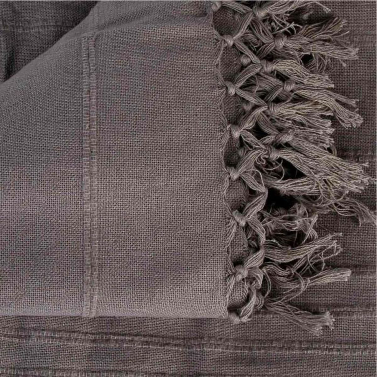 ATMOSPHERA Jeté de Lit  Algodon  230x250cm Gris