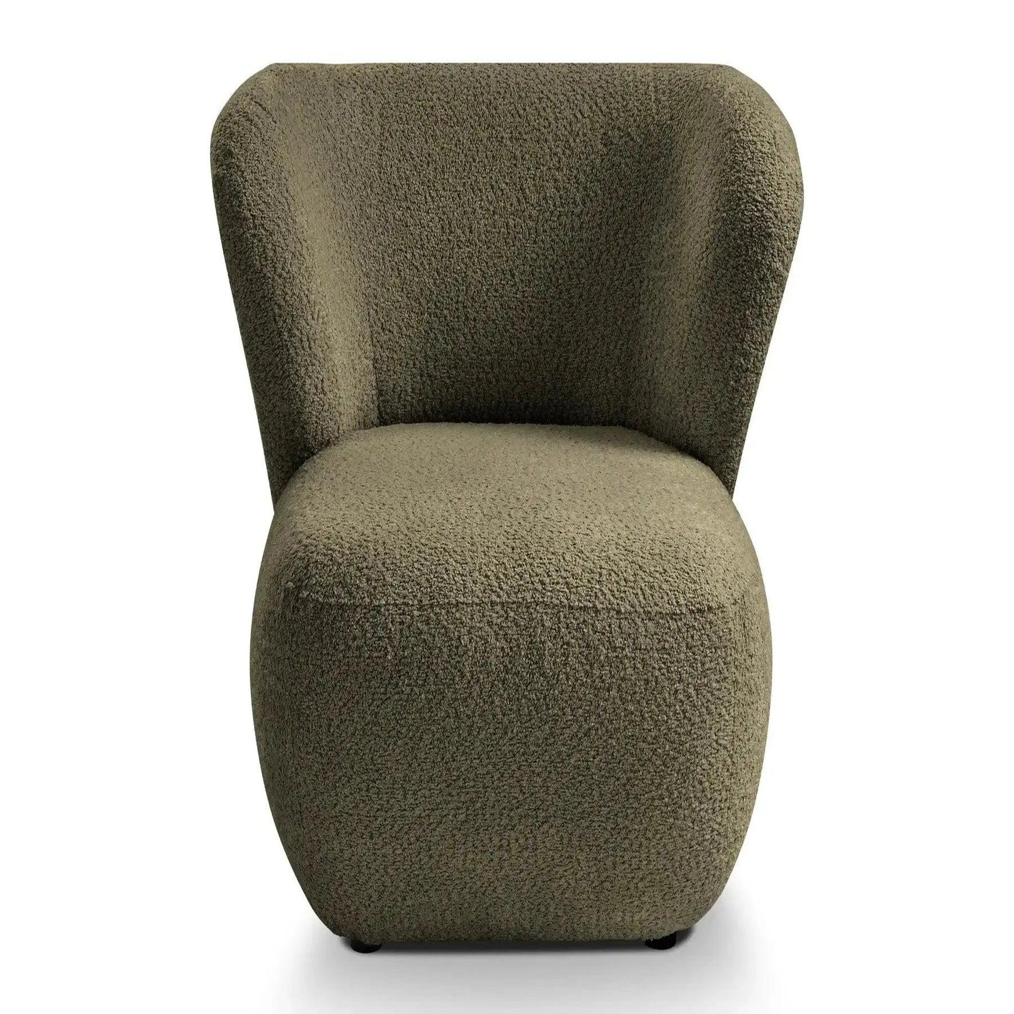 Voir la diapositive 1 : CASANOVA PARIS Capri - fauteuil tissu bouclette