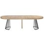 Voir la diapositive 2 : Paris Prix Table de Repas Extensible  Virginia  110-260cm Beige