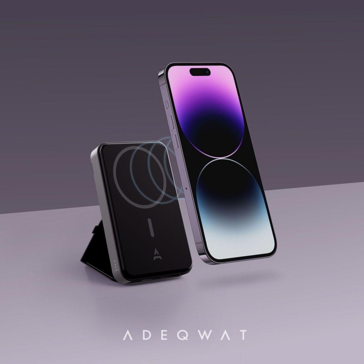 ADEQWAT Batterie externe 5 000 mAh Magsafe