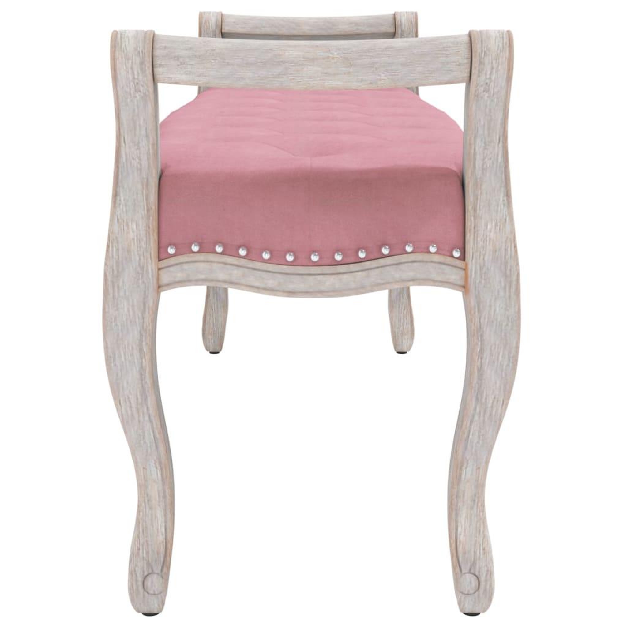 Voir la diapositive 4 : VIDAXL Banc Rose 110x45x60 cm Velours