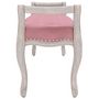 Voir la diapositive 4 : VIDAXL Banc Rose 110x45x60 cm Velours