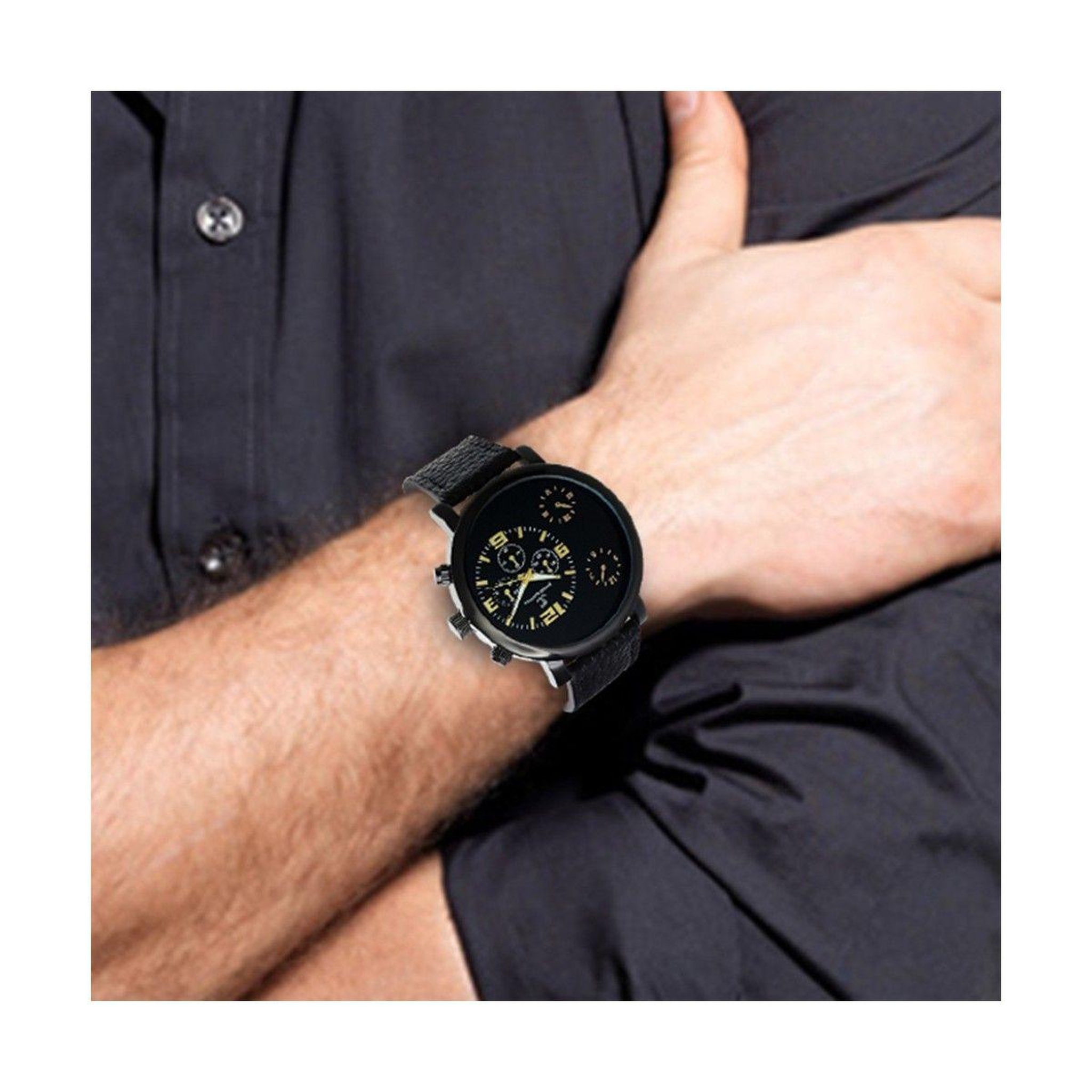 Voir la diapositive 2 : SC CRYSTAL Montre homme quartz SC Crystal collection Pascal Szerman