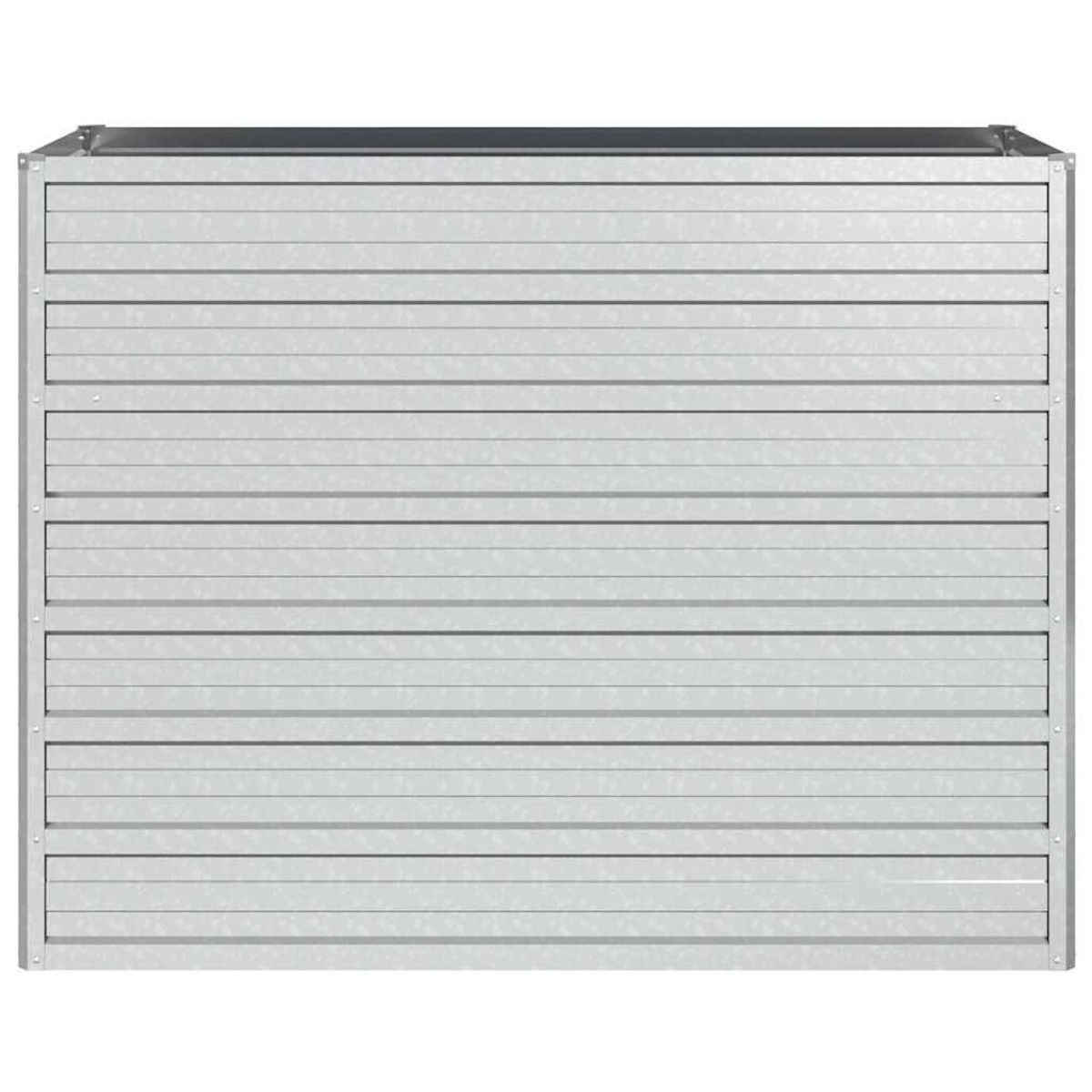 VIDAXL Lit sureleve de jardin 100x40x77 cm Acier galvanise Argente