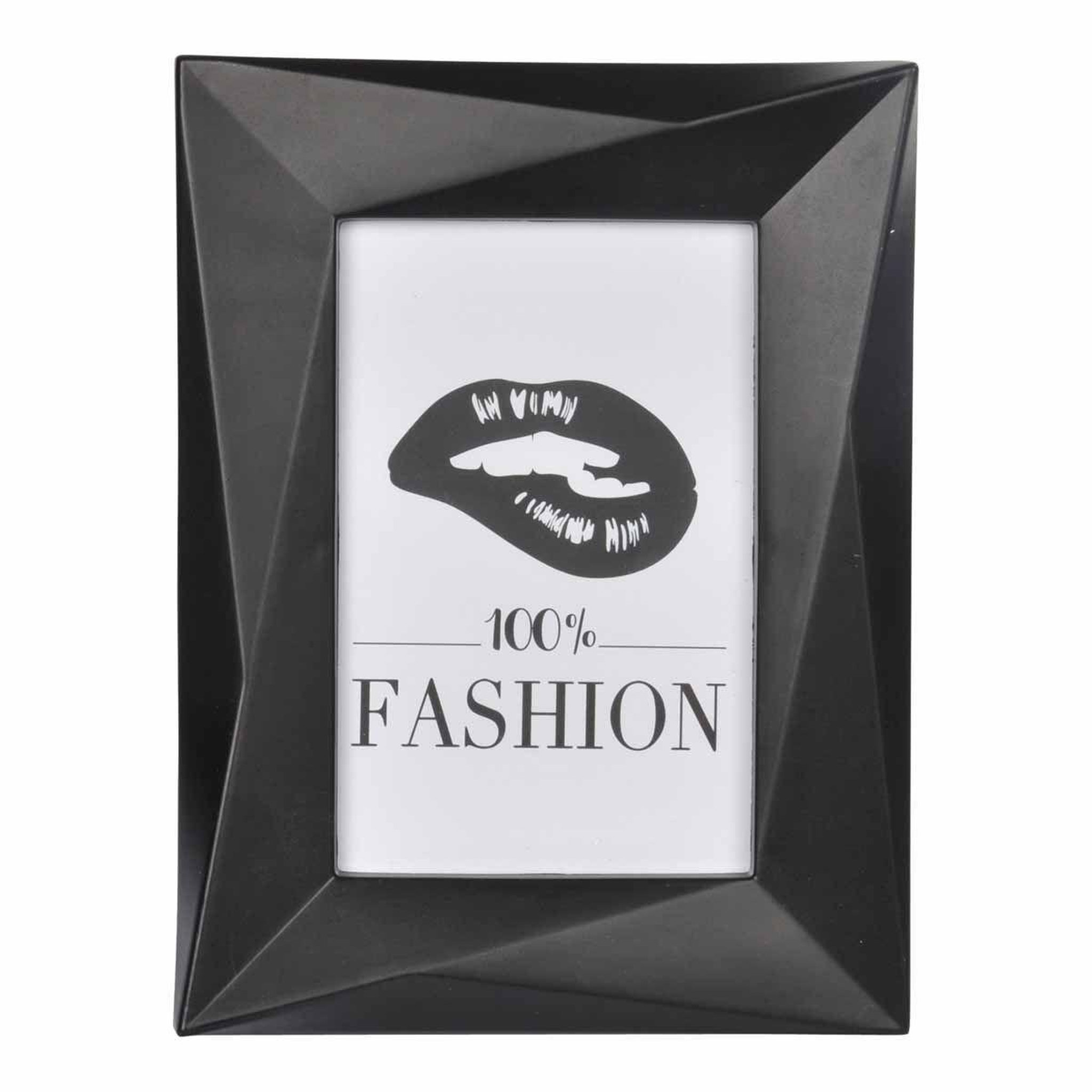 Voir la diapositive 2 : HOMEA Cadre photo déco  origami frame  20x25cm noir