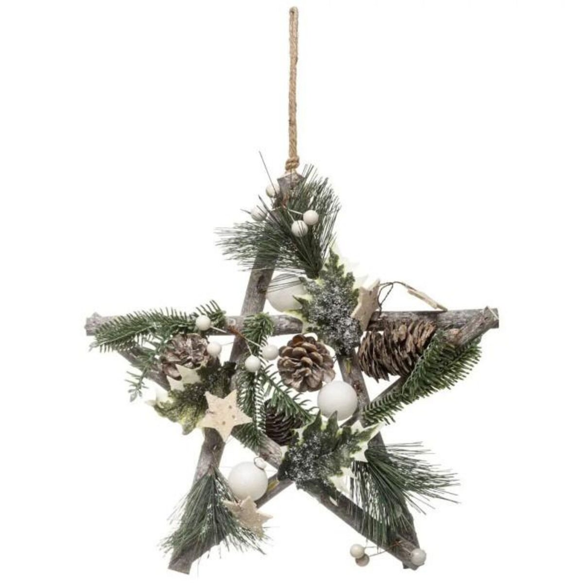 ATMOSPHERA Décoration Murale  Étoile Branche  30cm Naturel