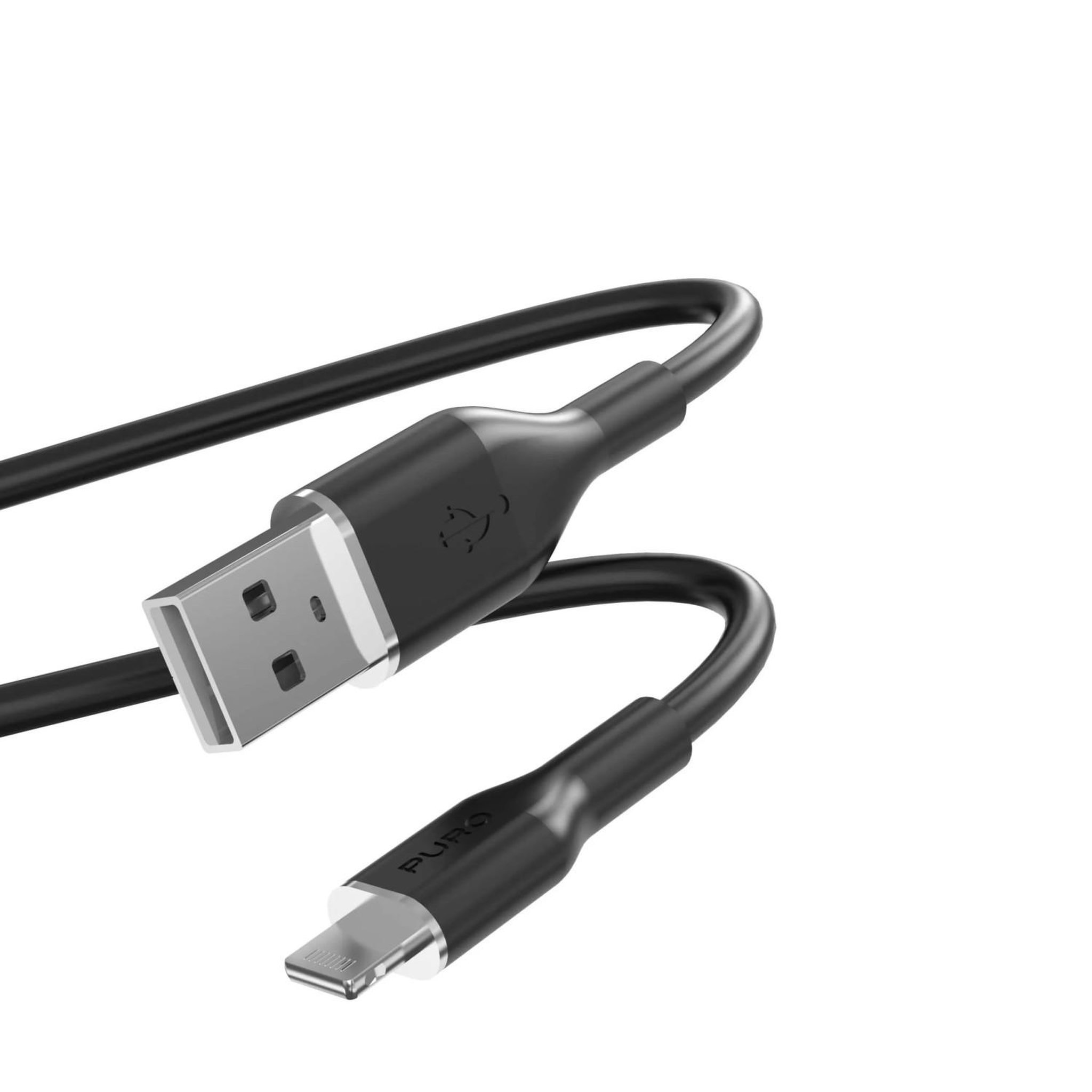 Voir la diapositive 3 : Puro Puro pucaplticonblk câble lightning 1,5 m noir
