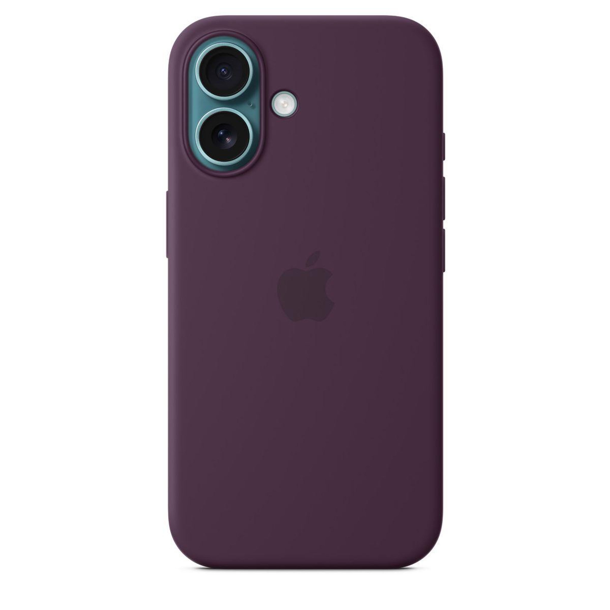 Voir la diapositive 2 : APPLE Coque iPhone 16 MagSafe Prune silicone