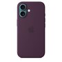 Voir la diapositive 2 : APPLE Coque iPhone 16 MagSafe Prune silicone