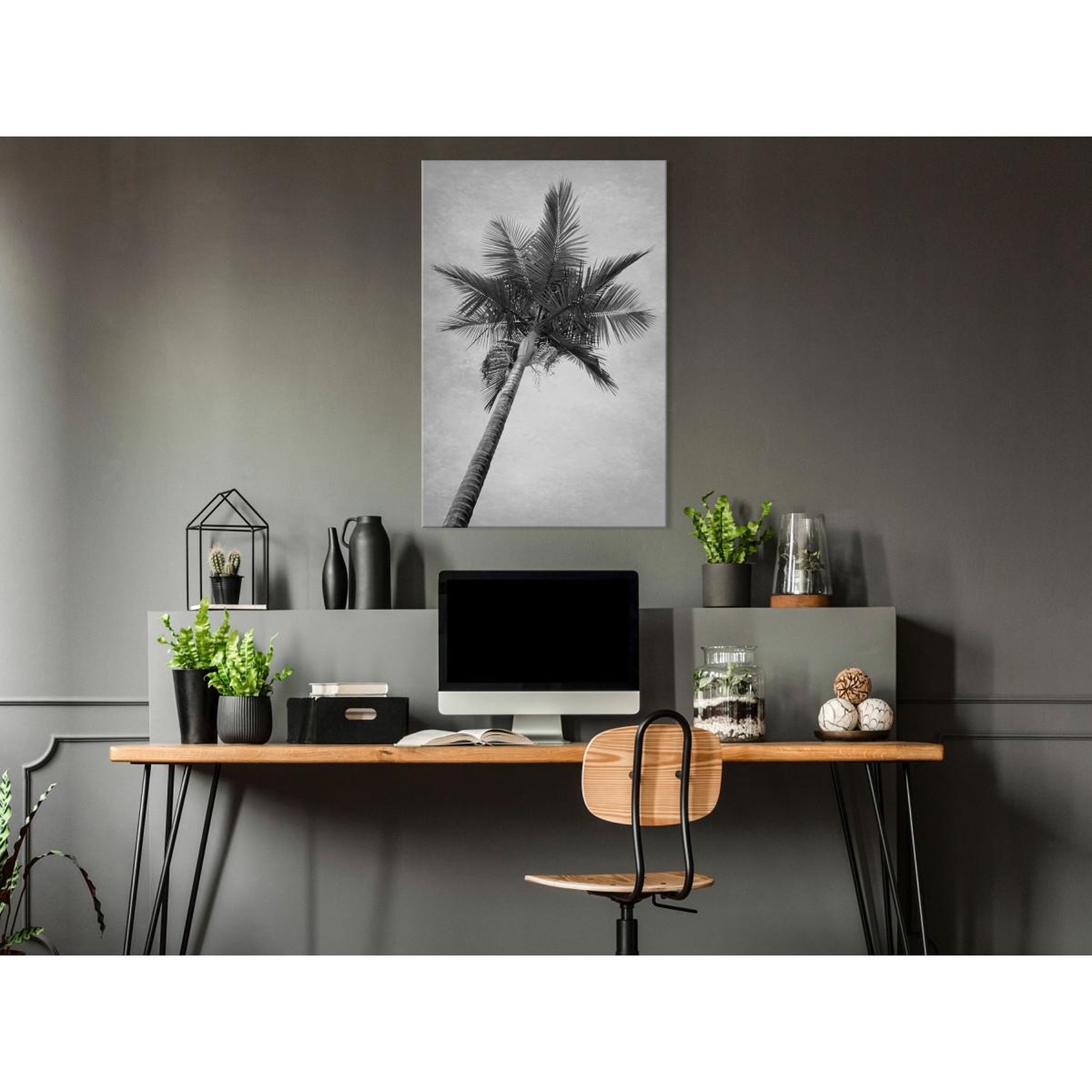 Voir la diapositive 2 : Paris Prix Tableau imprimé  high palm tree