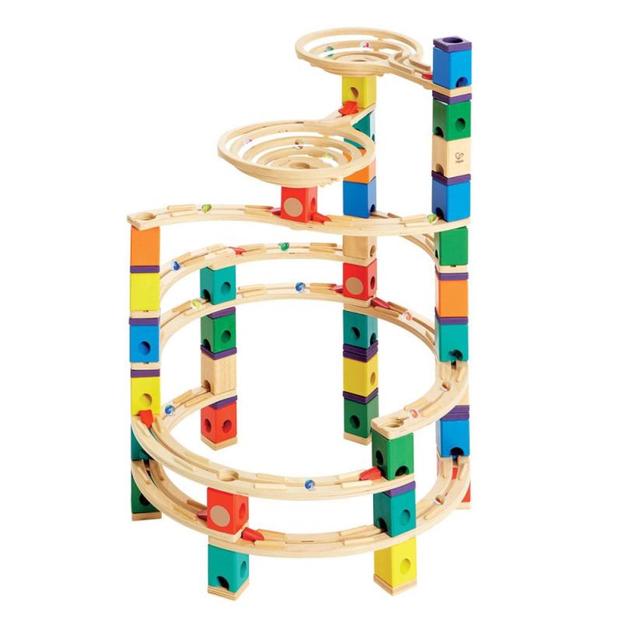 Voir la diapositive 2 : Hape HAPE Quadrilla Wooden Marble Court The Cyclone, 198dlg.