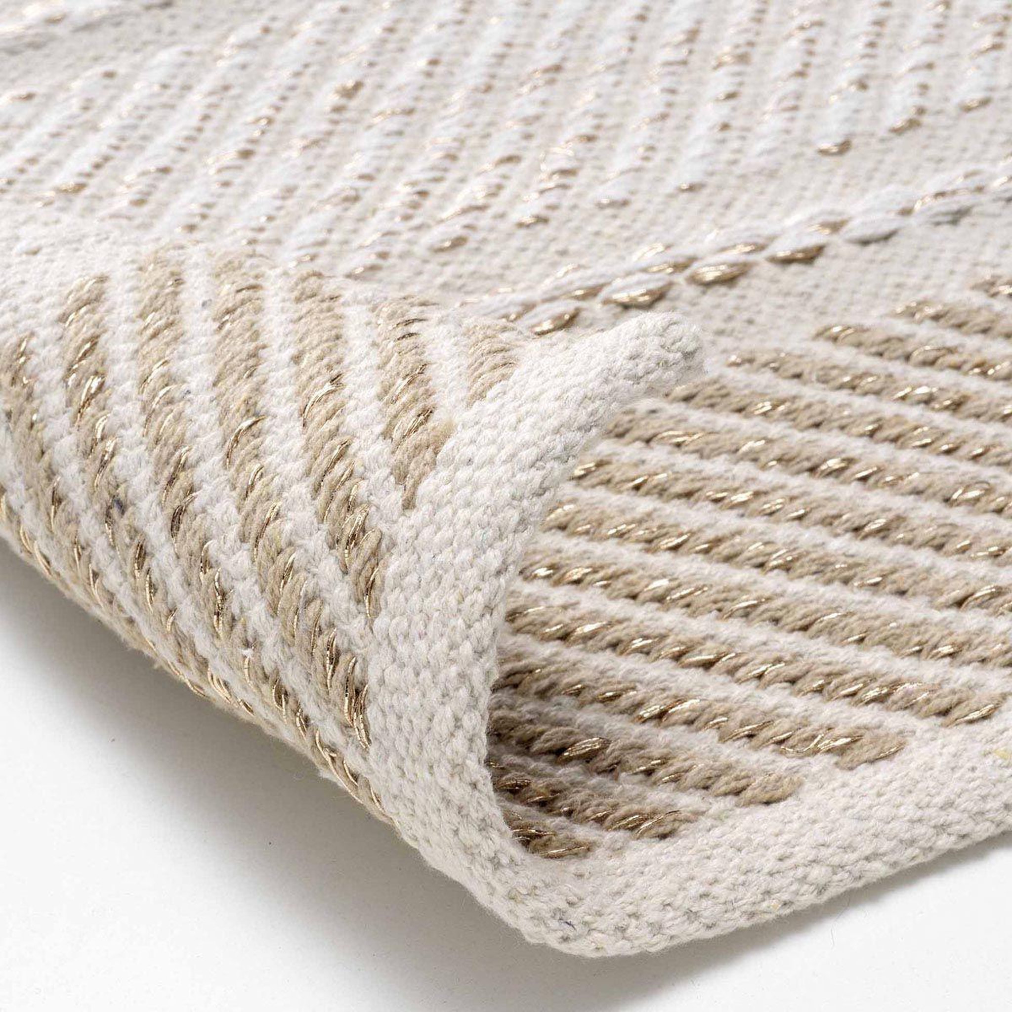 Voir la diapositive 3 : Douceur d'Intérieur Tapis déco fantaisie  silves  60x90cm naturel