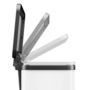 Voir la diapositive 5 : HAILO Hailo Poubelle a pedale Oko Duo Plus Taille L 17+9 L Blanc 0630-230