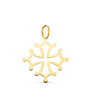 Voir la diapositive 1 : L'ATELIER D'AZUR Pendentif Médaille Or 18 Carats 750 Jaune - Croix Occitane - Chaines Offertes