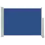 VIDAXL Auvent lateral retractable de patio 80x300 cm Bleu