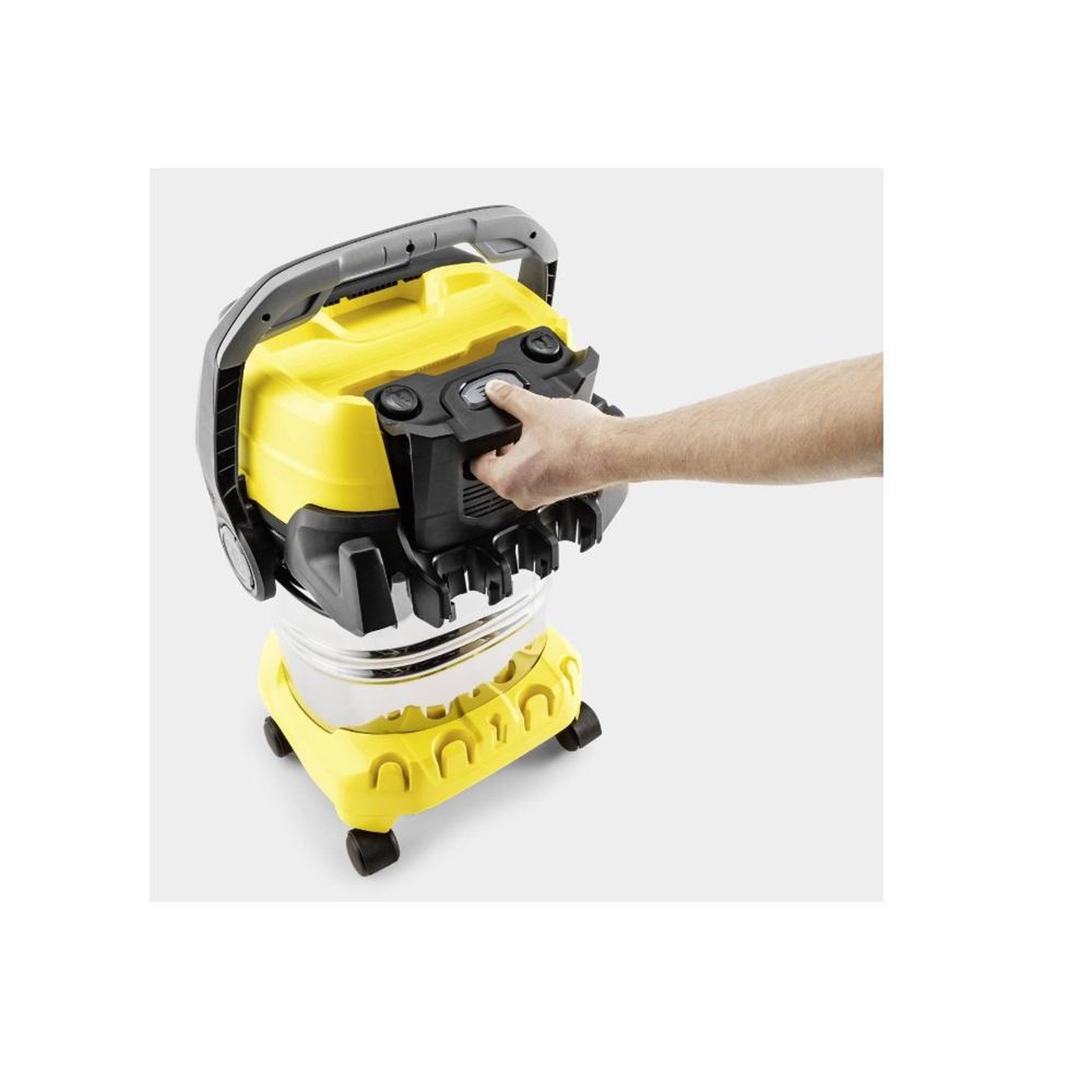 Voir la diapositive 5 : KARCHER Aspirateur cuve eau et poussière 25l 1100w - wd5