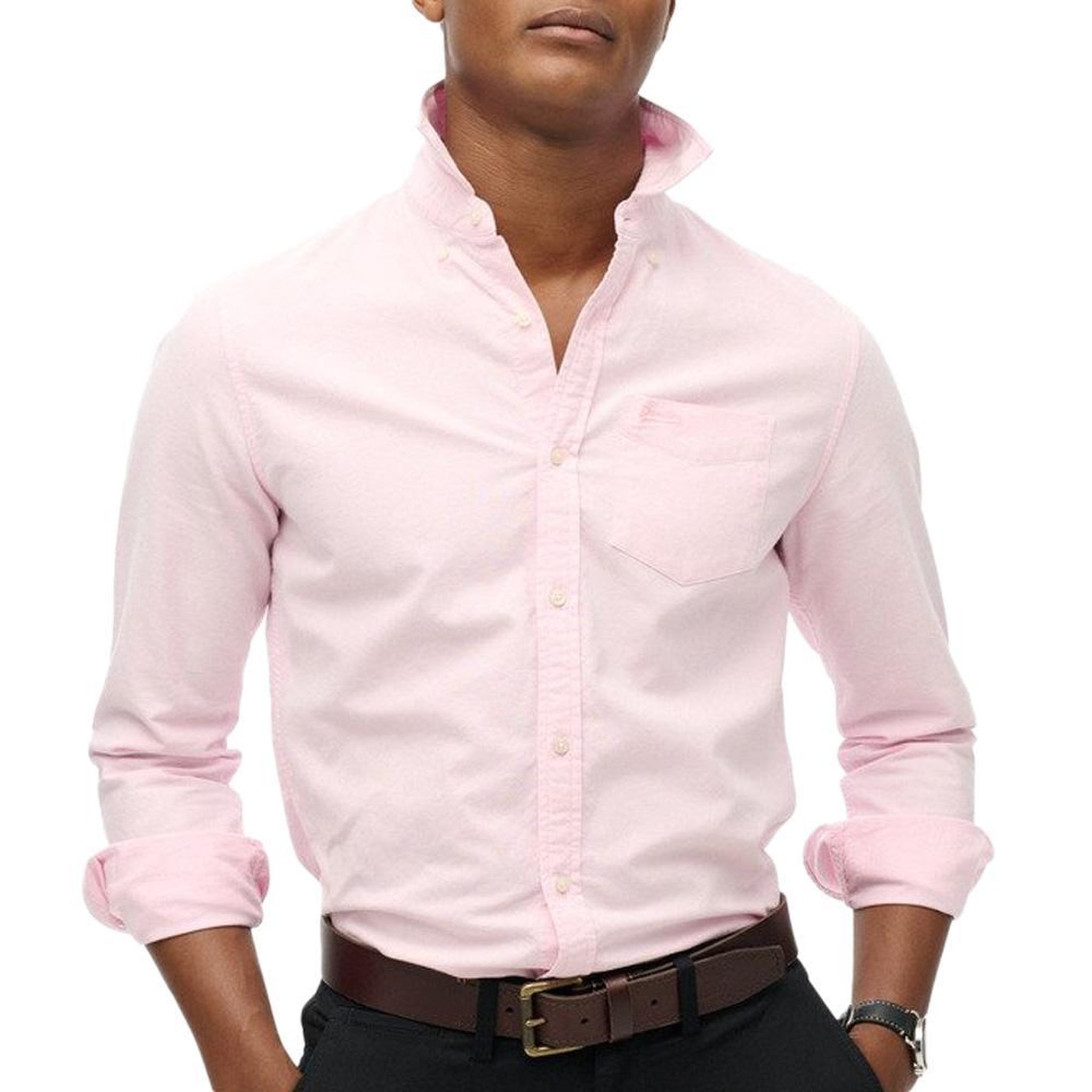 SUPERDRY Chemise Rose Homme Superdry Oxford. Coloris disponibles : Rose