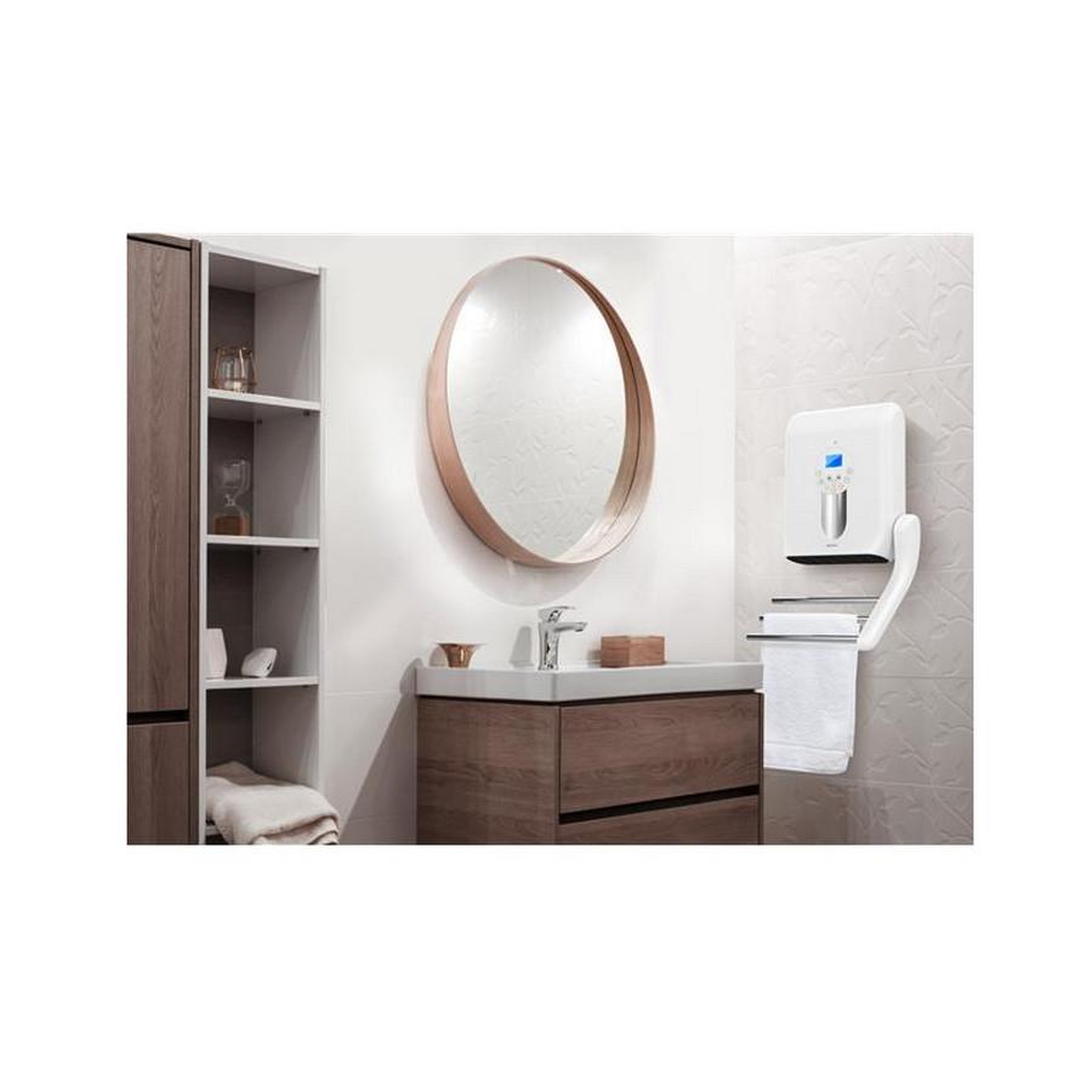 Voir la diapositive 4 : Supra Radiateur sèche-serviettes électrique 2000w blanc - LESTOSC02