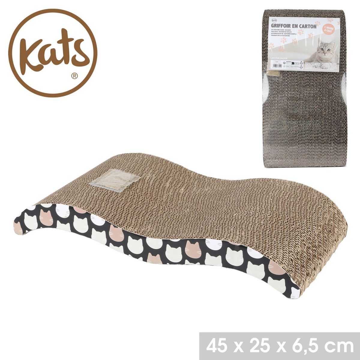 FORNORD Griffoir pour chat MIMI - Marron