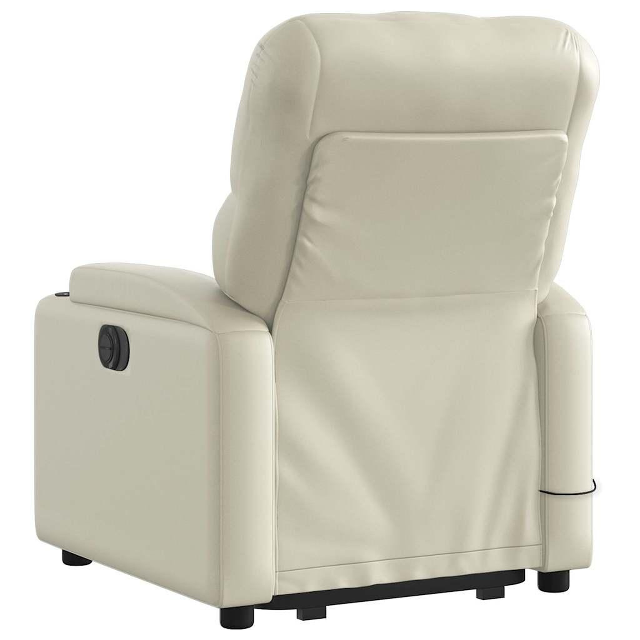 Voir la diapositive 5 : VIDAXL Fauteuil inclinable de massage Creme Similicuir