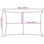 Voir la diapositive 6 : VIDAXL Voile d'ombrage 160 g/m^2 Blanc 3x5 m PEHD