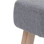 Voir la diapositive 2 : ATMOSPHERA Tabouret d'appoint Jules - Gris