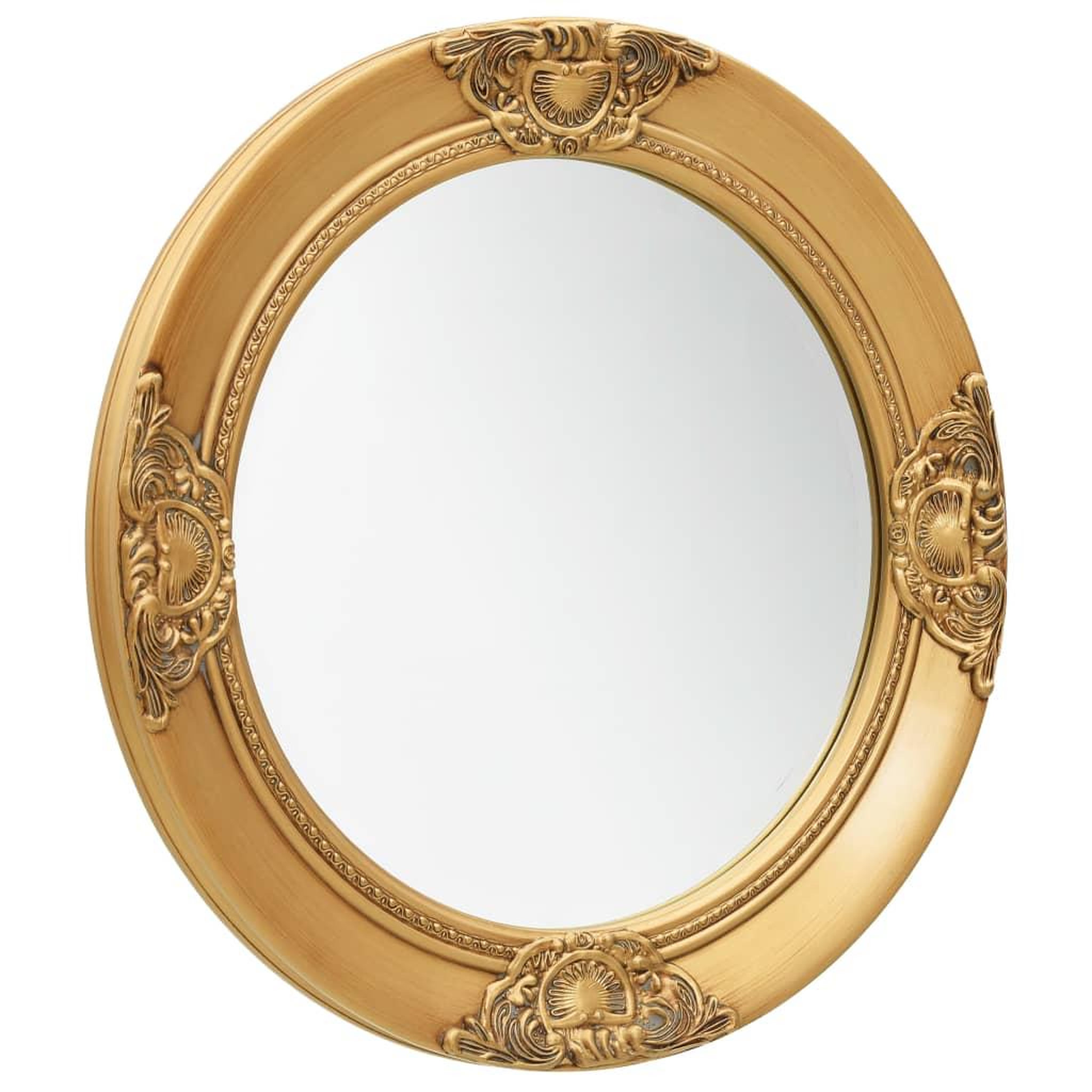 Voir la diapositive 2 : VIDAXL Miroir mural style baroque 50 cm Dore