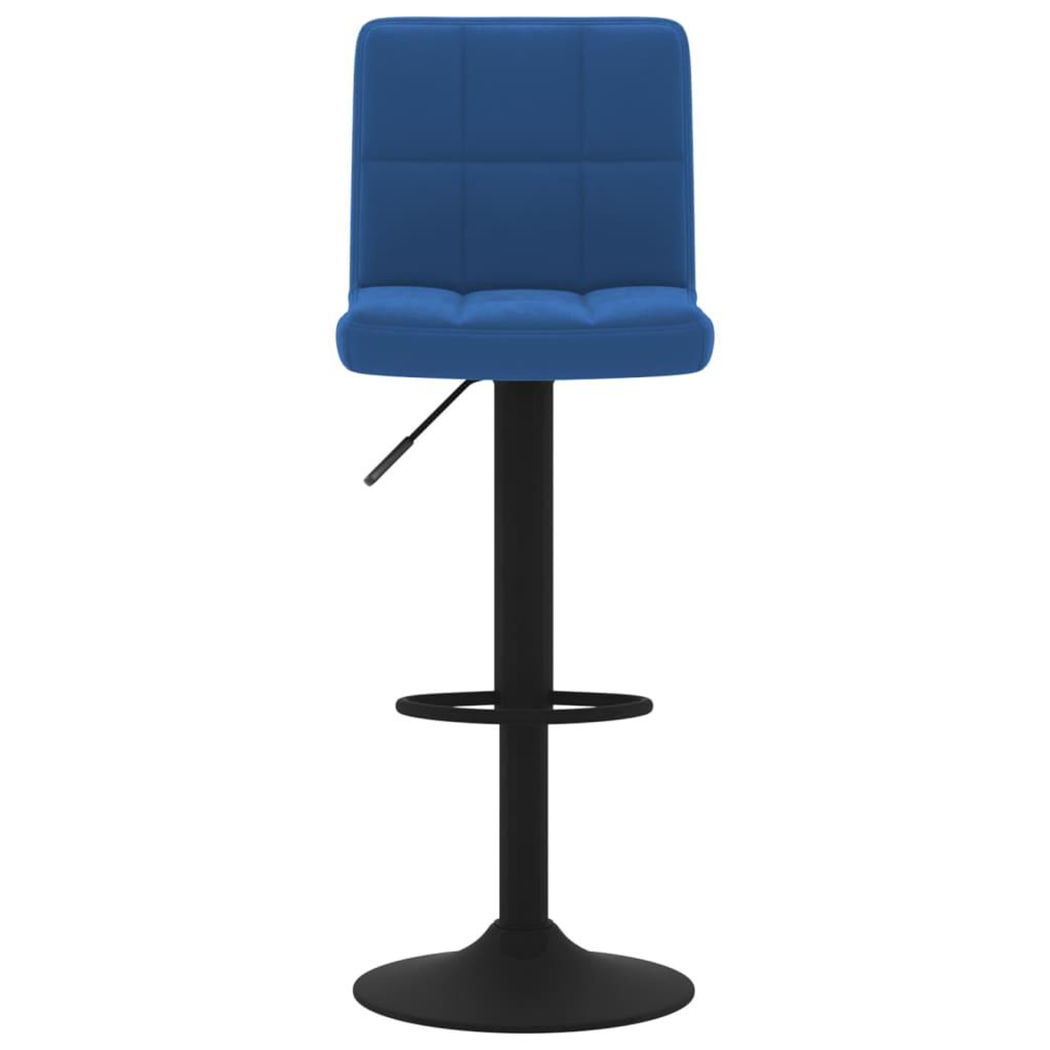 Voir la diapositive 4 : VIDAXL Tabourets de bar lot de 2 bleu velours