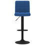 Voir la diapositive 4 : VIDAXL Tabourets de bar lot de 2 bleu velours