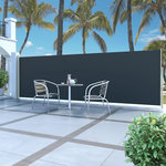 VIDAXL Auvent lateral retractable 160 x 500 cm Noir