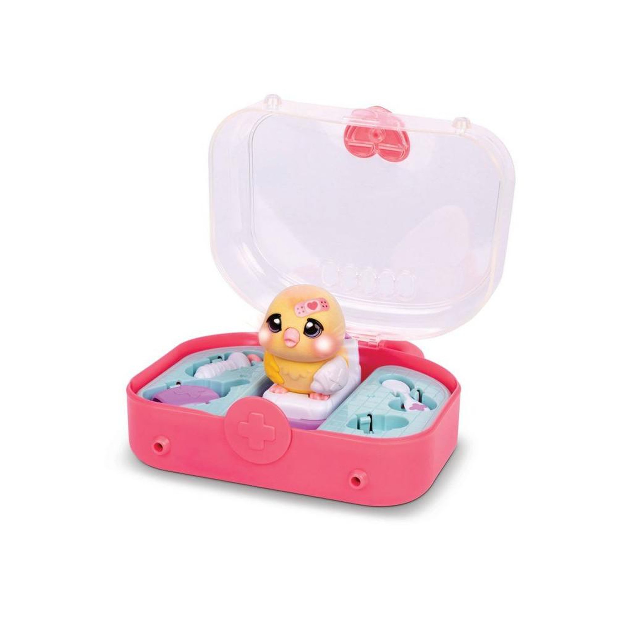 Voir la diapositive 2 : LITTLE LIVE PETS Coffret de jeu vétérinaire Little Live Pets Chirpy avec accessoires, 20+ sons et réactions, boîtier de transport