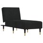 Voir la diapositive 2 : VIDAXL Chaise longue noir velours