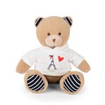 DOUDOU ET COMPAGNIE Ours avec sweat Tour Eiffel