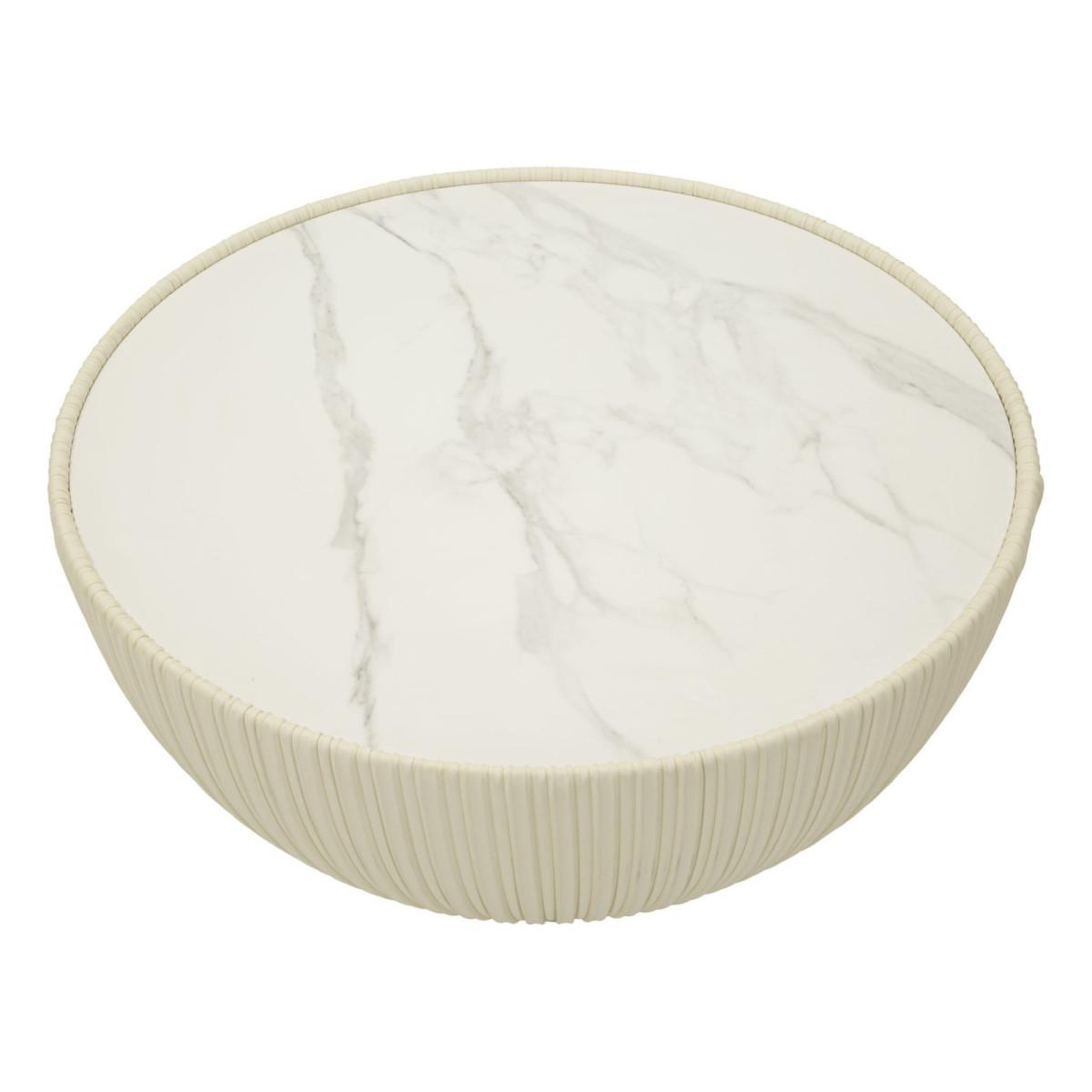 Voir la diapositive 2 : Paris Prix Table basse design  elge  71cm crème