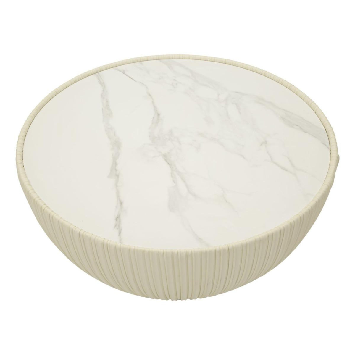 Paris Prix Table Basse Design  Elge  71cm Crème