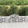 Voir la diapositive 1 : VIDAXL Paniers a gabions arques 30 pcs 200x50x60/80 cm fer galvanise