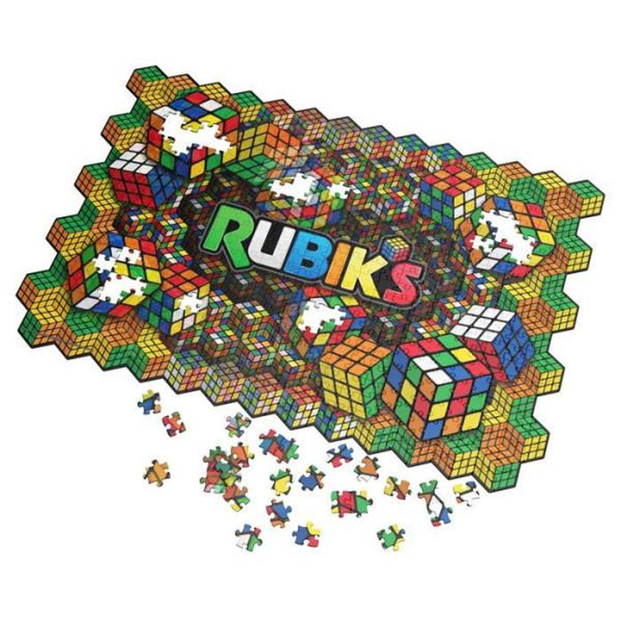 Voir la diapositive 3 : SPIN MASTER Puzzle Impossible 604 Pieces Lenticulaires Rubik's - 2 Puzzles en 1 - SPIN MASTER - A partir de 14 ans