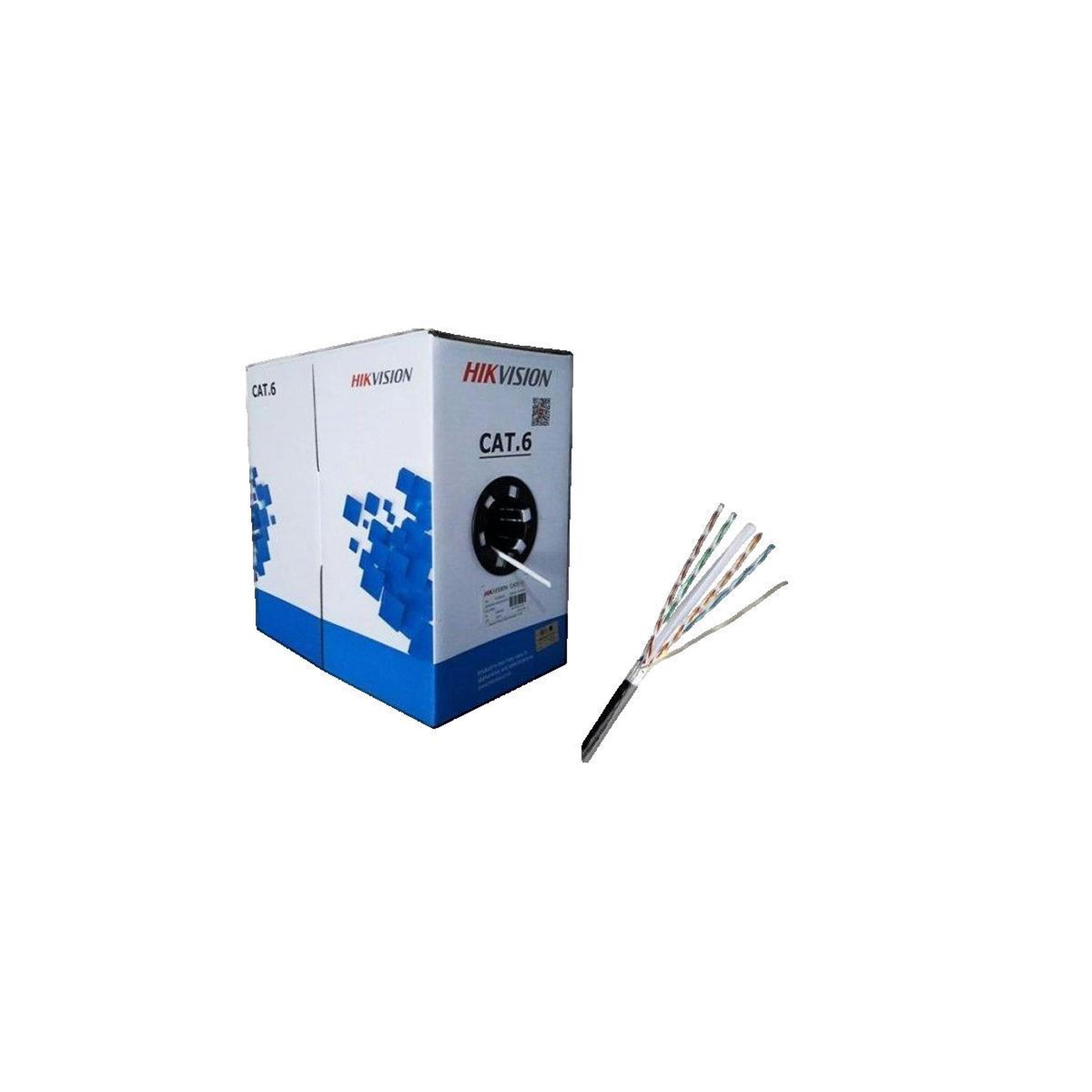 Voir la diapositive 2 : HIKVISION Câble réseau Hikvision DS-1LN6-UE-W Catégorie 6 305 mètres blanc