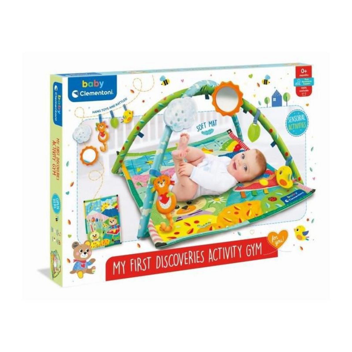 CLEMENTONI Tapis Découverte - Tapis d'Eveil - Clementoni - Des 18 mois