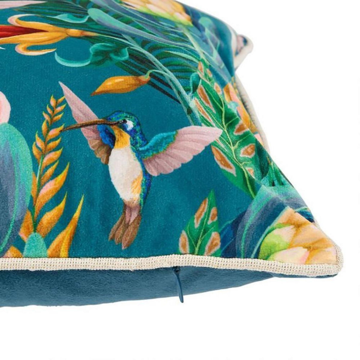 OSTARIA Housse de coussin velours 50x30 cm Jungle