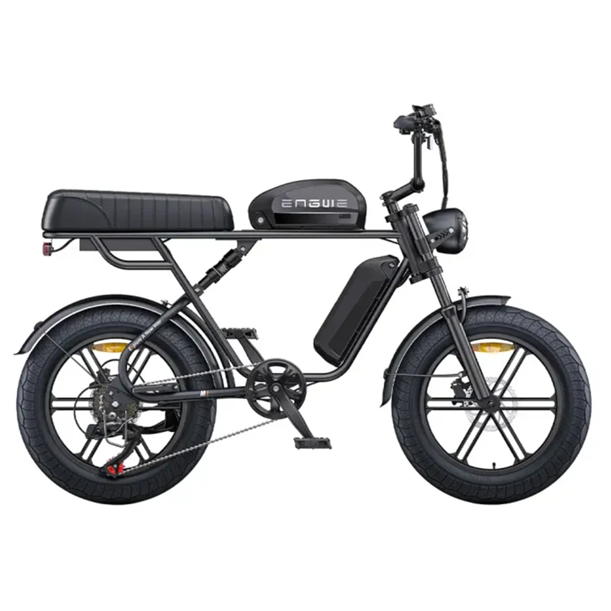 ENGWE Vélo électrique ENGWE M1 48 V 13 Ah + 15,6 Ah. Coloris disponibles : Noir, Bleu
