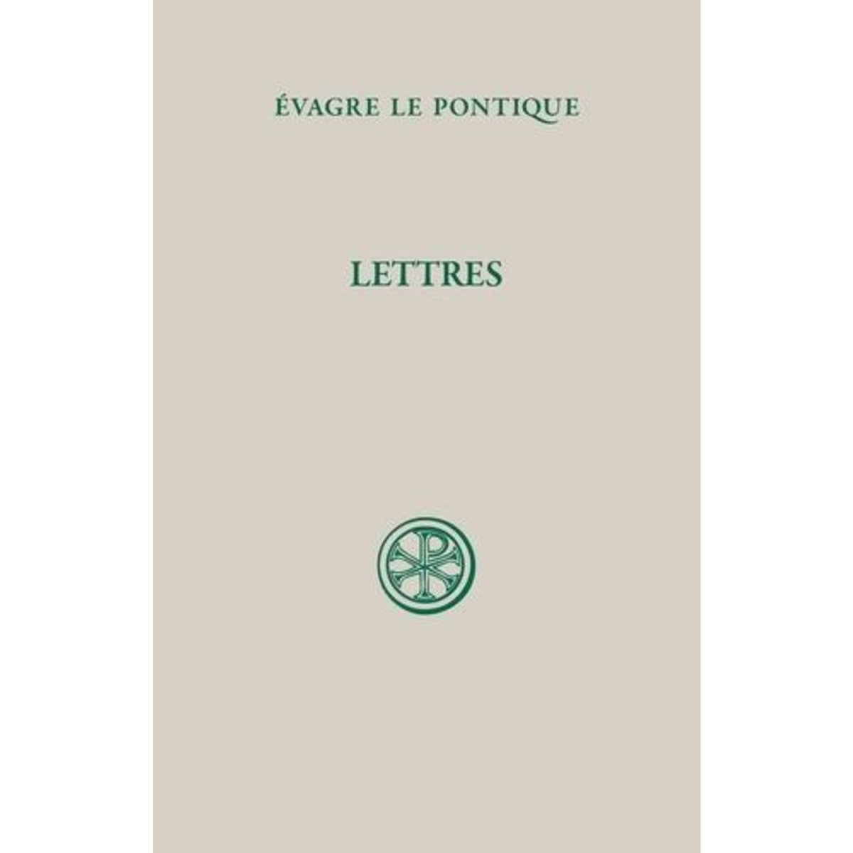 LETTRES, Evagre le Pontique