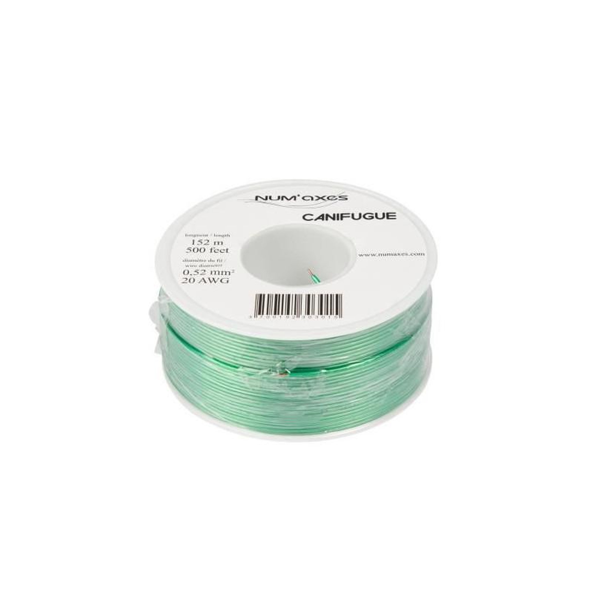 NUM'AXES Bobine de fil 0,52 mm2 x 152 m clotures anti fugue
