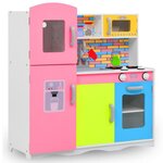 VIDAXL Cuisine en jouet pour enfants MDF 80x30x85 cm Multicolore