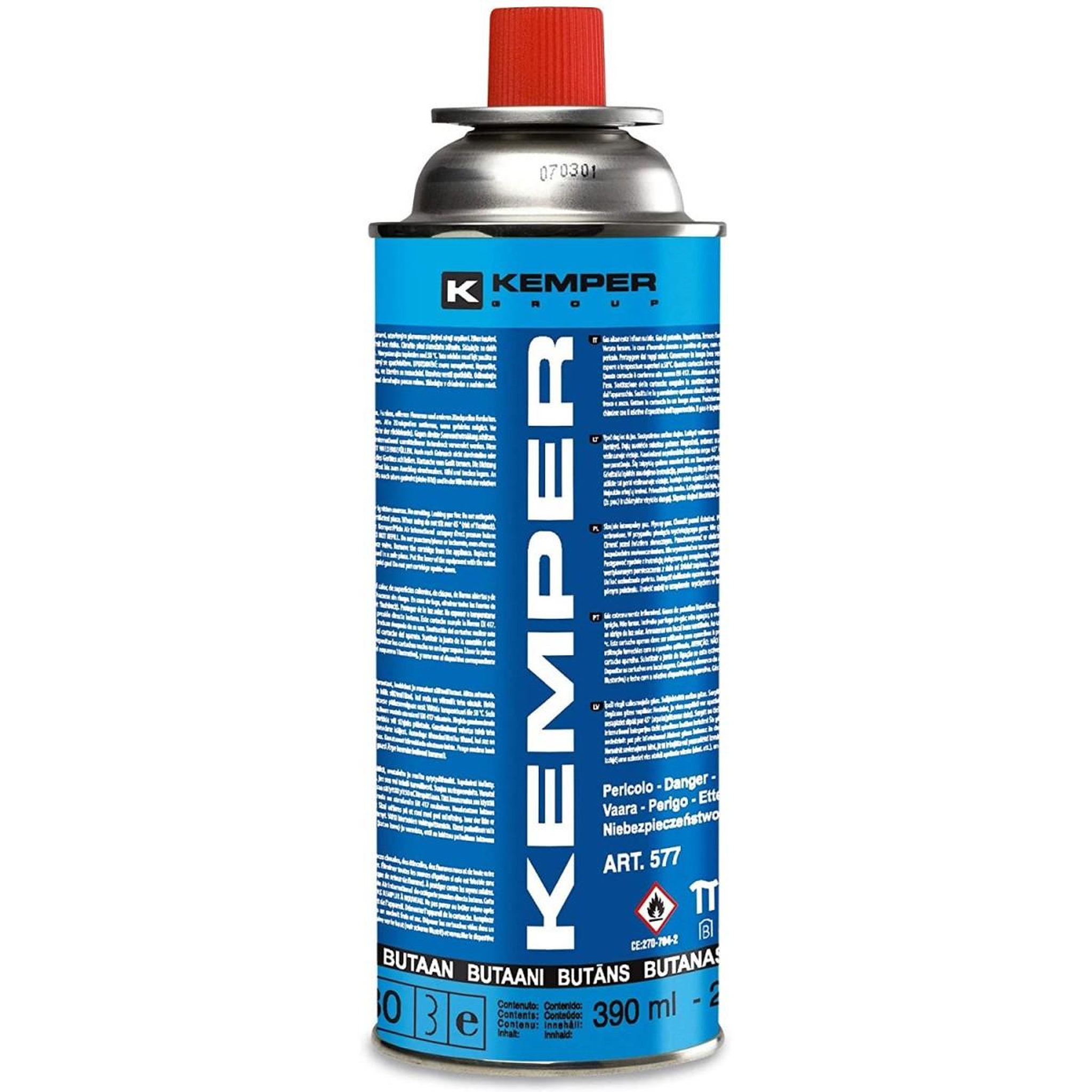 Voir la diapositive 5 : Kemper Réchaud à gaz 2200w inox + 4 cartouches de gaz double système de sécurité puissance réglable kemper