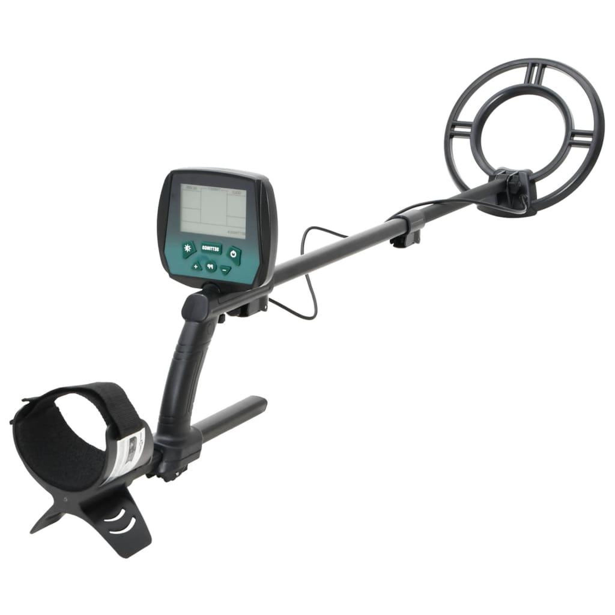 Voir la diapositive 3 : VIDAXL Detecteur metaux 24 cm profondeur recherche ecran LCD
