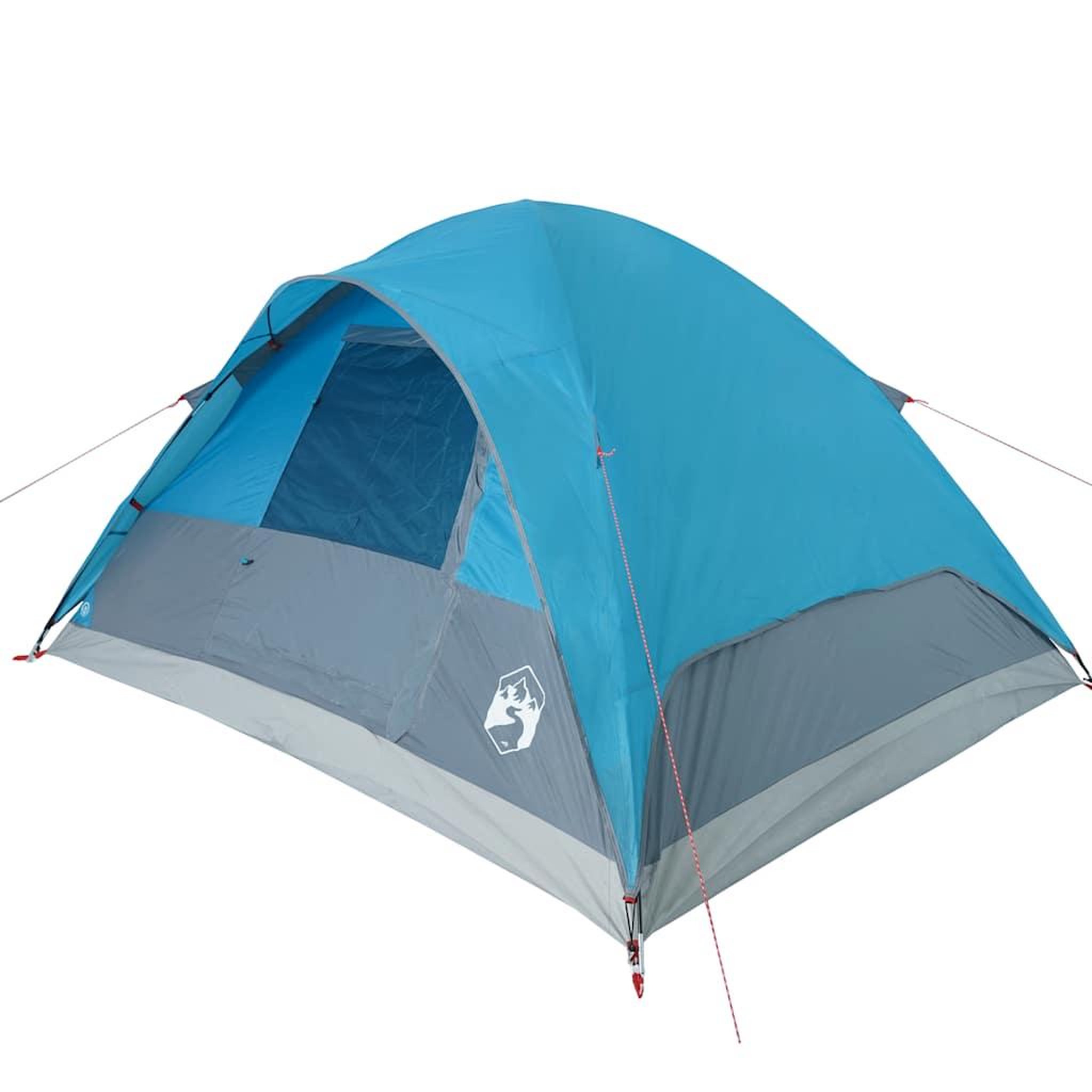 Voir la diapositive 4 : VIDAXL Tente familiale a dome 6 personnes bleu impermeable