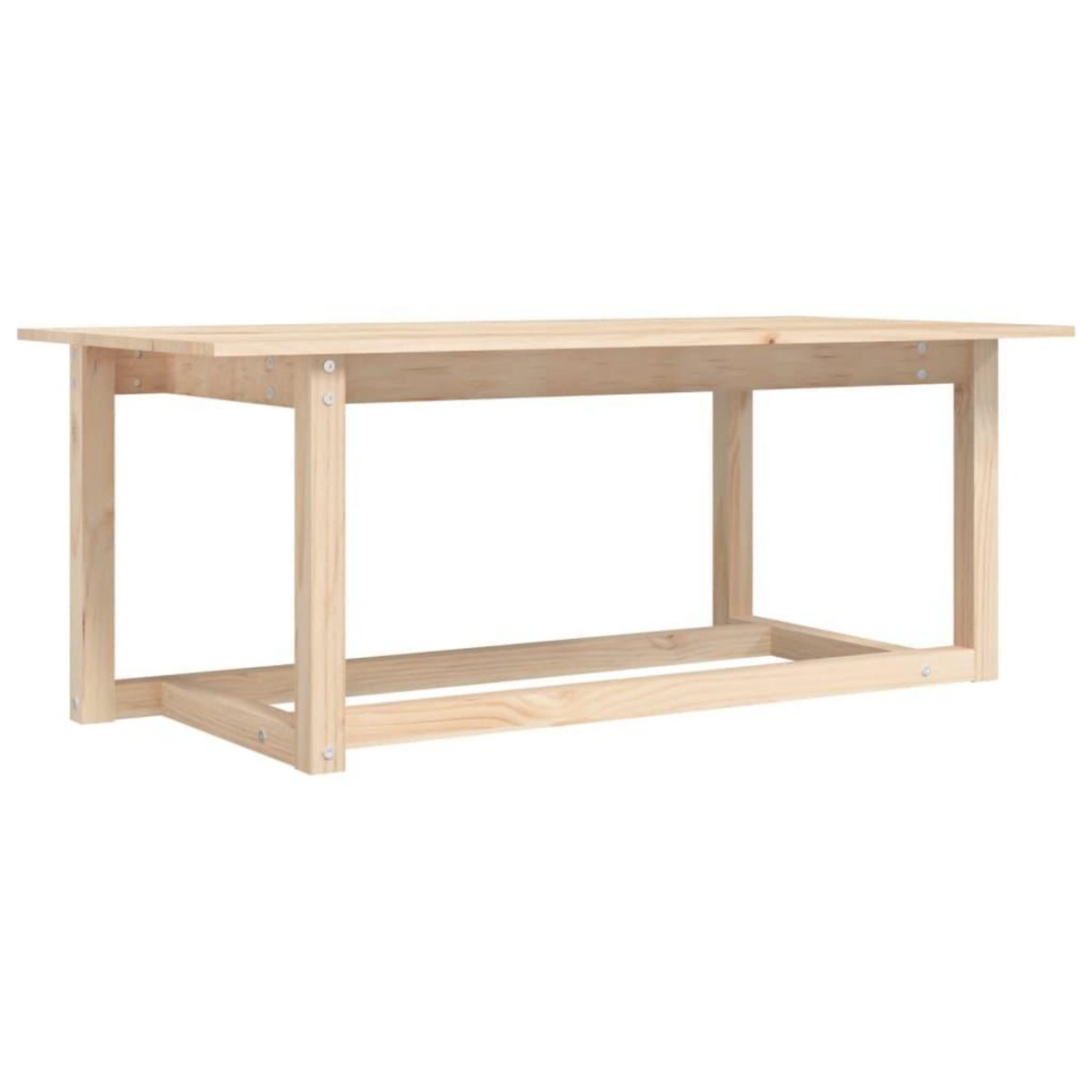 VIDAXL Table basse 110x55x45 cm Bois massif de pin
