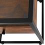 Voir la diapositive 4 : tectake Table de chevet Style industriel 43 x 45 x 545 cm